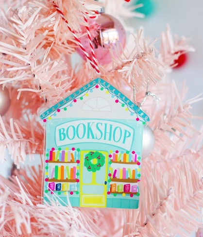 Bookshop Christmas Ornament